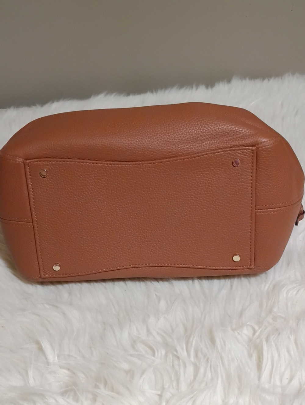 kate spade Dumpling satchel in Gingerbread Tan Pebble leather - Picture 8 of 16